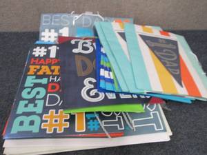Stack of Fathers Day Gift Bags...
