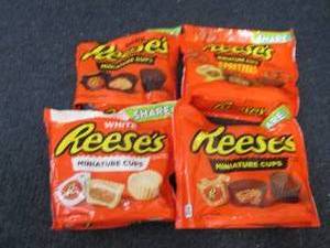 4- 10.2 oz Bags Assorted Reeses ...