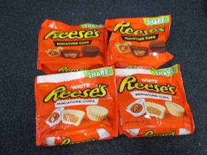 4- 10.2 oz Bags Assorted Reeses ...