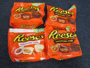 4- 10.2 oz Bags Assorted Reeses ...