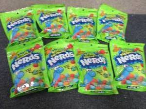 8- 10 oz Bags Sour Big Chewy Nerds...