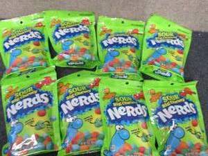 8- 10 oz Bags Sour Big Chewy Nerds...
