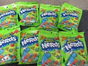 8- 10 oz Bags Sour Big Chewy Nerds...