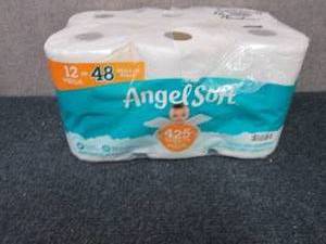 12 Mega Rolls Angel Soft Toilet Tis...
