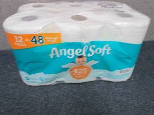 12 Mega Rolls Angel Soft Toilet Tis...