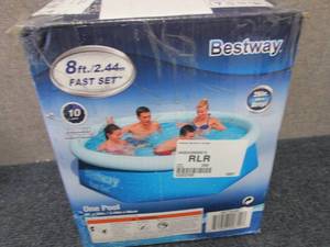 Bestway 8 ft Fast set Pool open box...