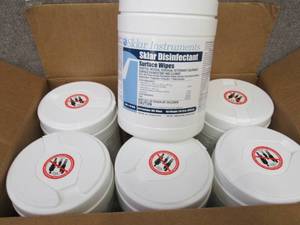 Case of 6- 100 ct Canisters Sklar D...