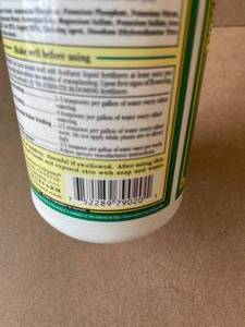 lot 12 image: Foxfarm Grow Big Liquid Plant Food 6-4-4 1Qt. Bottle
