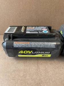 lot 18 image: Lot of  used 40V  ryobi batteries customer returns not tested review pictures