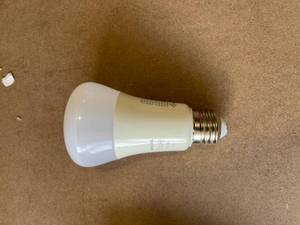 lot 32 image: Philips Hue White A19 LED 50-Watt Equivalent Dimmable Wireless Smart Light Bulb with Bluetooth Customer return see pictures