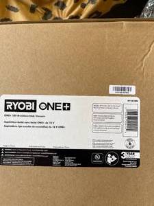 lot 64 image: RYOBI ONE 18V Brushless Cordless Stick Vacuum Cleaner (Tool Only) with EVERCHARGE Charging Mount