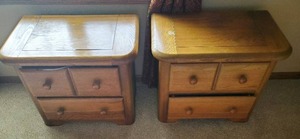 lot 128 image: 2 night-stands