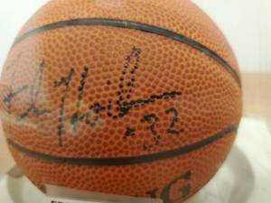 lot 98 image: Fred Hoiberg Signed Mini Basketball