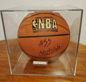 lot 267 image: Dikembe Mutombo Signed Basketball