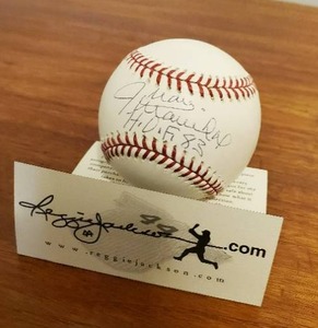 lot 272 image: Juan Marichal Signed Baseball