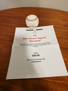 lot 289 image: Don Sutton Signed Baseball