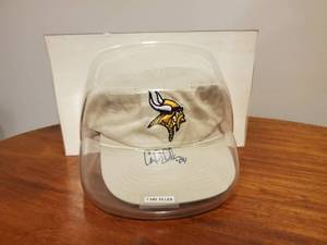 lot 297 image: Carl Eller Signed Minnesota Vikings Hat
