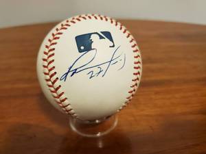 lot 312 image: David Ortiz Signed Baseball
