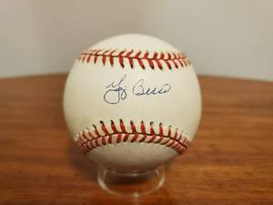 lot 318 image: Yogi Berra Signed Baseball