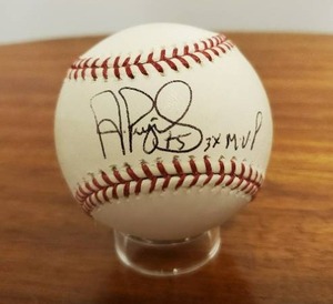 lot 321 image: Albert Pujols Signed Baseball
