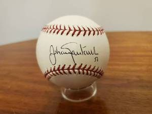 lot 326 image: Johann Santana Signed Baseball