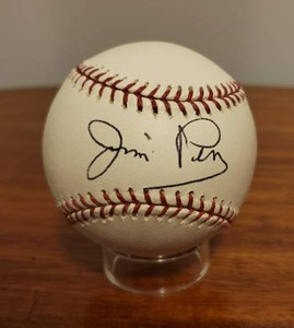lot 332 image: Jim Perry Signed Baseball