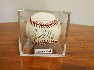 lot 337 image: Jason Kubel Signed Baseball