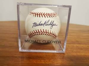lot 342 image: Michael Cuddyer Signed Baseball