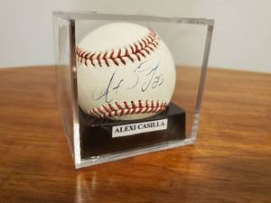 lot 344 image: Alexa Casilla Signed Baseball