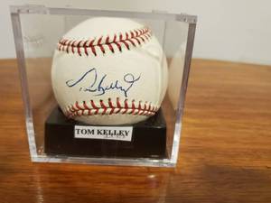 lot 345 image: Tom Kelley Signed Baseball