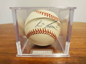 lot 346 image: Ron Commer Signed Baseball