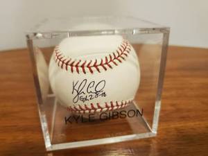 lot 347 image: Kyle Gibson Signed Baseball