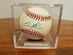 lot 350 image: Christian Guzman Signed Baseball
