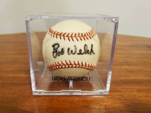 lot 363 image: Bob Welch Signed Baseball