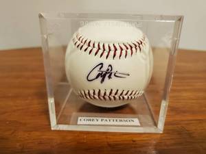 lot 365 image: Corey Patterson Signed Baseball