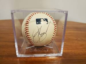 lot 369 image: J.T. Snow Signed Baseball
