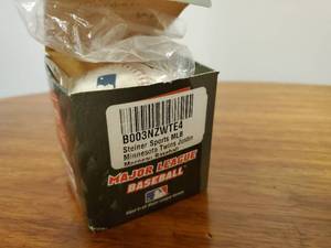 lot 376 image: Justin Morneau Signed Baseball