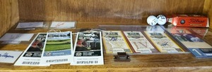 lot 379 image: Collection Of Golf Tickets, Signed Golf balls And Autographs