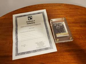 lot 450 image: Jack Nicklaus Signed Upper Deck Card