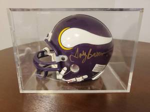 lot 32 image: Joey Browner Signed Minnesota Vikings Mini Helmet
