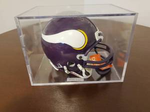 lot 46 image: Ron Yary Signed Minnesota Vikings Mini Helmet