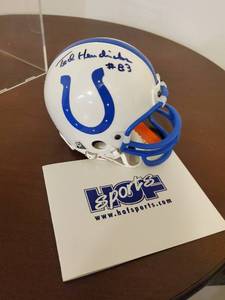 lot 52 image: Ted Hendricks Indianapolis Colts Signed Mini Helmet