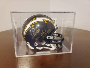 lot 64 image: Kellen Winslow Signed Mini Helmet