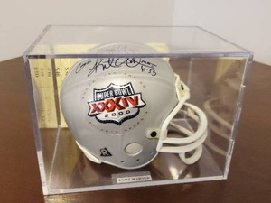 lot 65 image: Kurt Warner Super Bowl 2000 Signed Mini Helmet