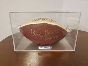 lot 71 image: Paul Krause Vikings Signed NFL Football