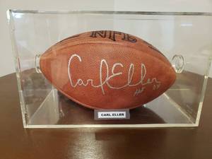 lot 75 image: Carl Eller Signed NFL Football