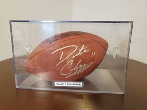 lot 76 image: Daunte Culpepper Signed NFL Football