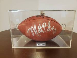 lot 78 image: Matt Birk Signed NFL Football