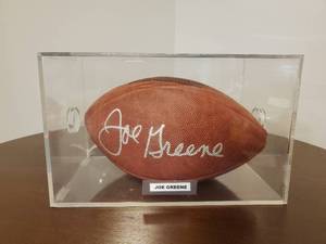 lot 79 image: Joe Greene Signed NFL Football
