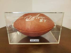 lot 80 image: Randy Moss Signed NFL Football